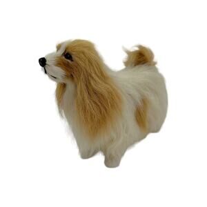 Collie Plush Dog Sheltie Animal Lassie Realistic 8" Long x 6" High x 2.5" Wide